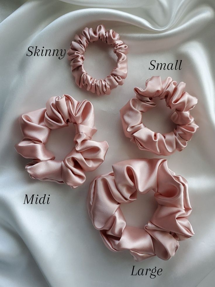 4 Type of Scrunchies