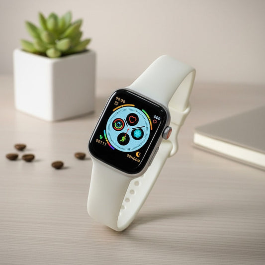 Smart Watch With Stylish Display | Comfortable Silicone Strap, Adjustable Fit, Modern Design For Everyday Wear