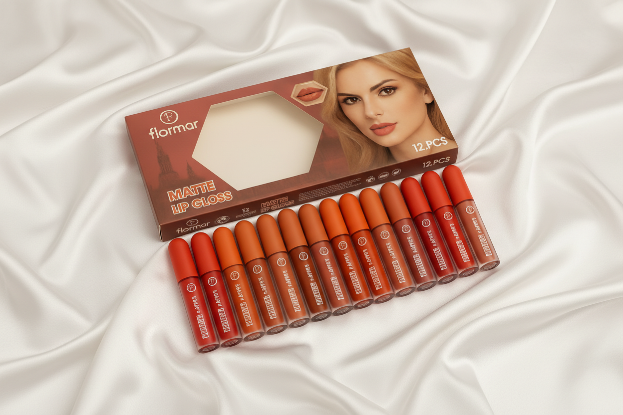 Flormar Lipgloss Set Silk Background
