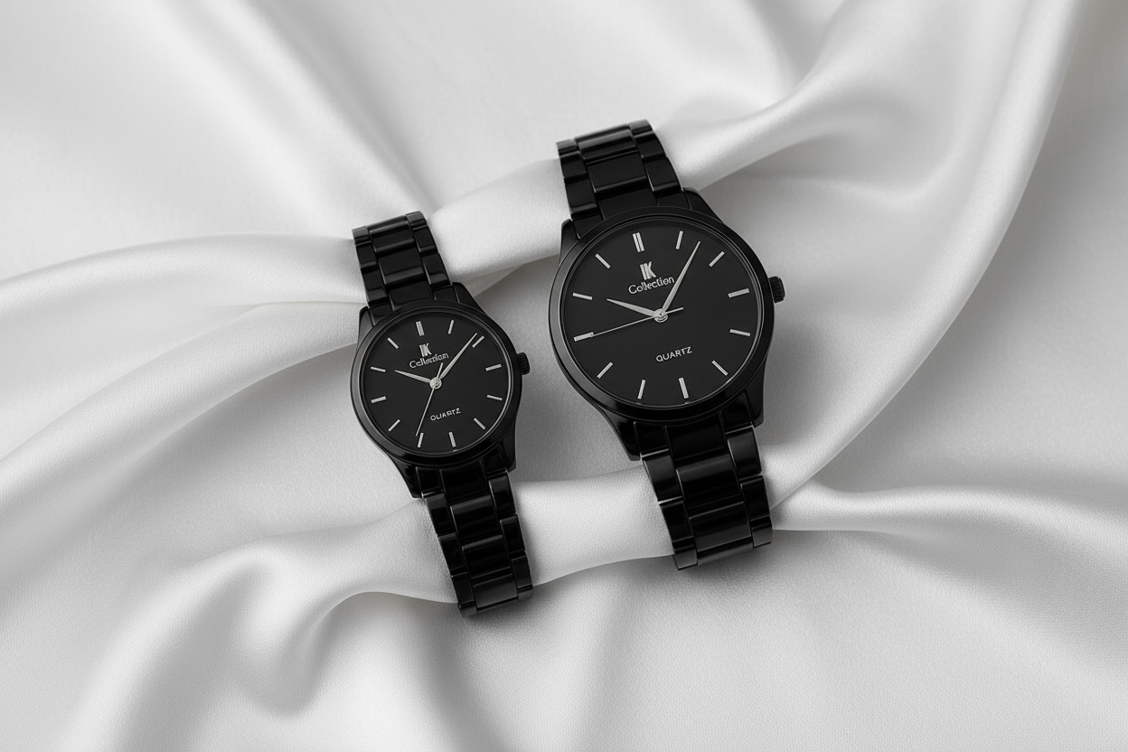 IK Collection Watches Silk Background