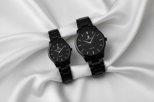 IK Collection Watches Silk Background